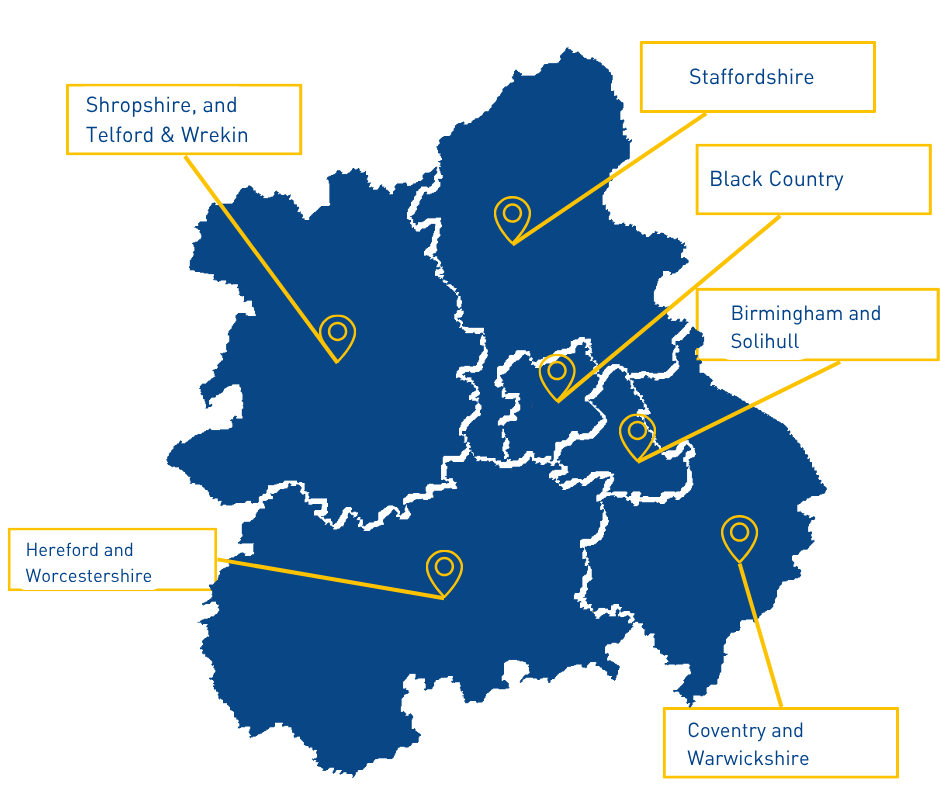 Shropshire, and Telford & Wrekin